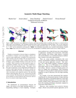 Isometric Multi-Shape Matching