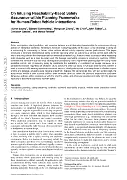 On Infusing Reachability-Based Safety Assurance within Planning
  Frameworks for Human-Robot Vehicle Interactions