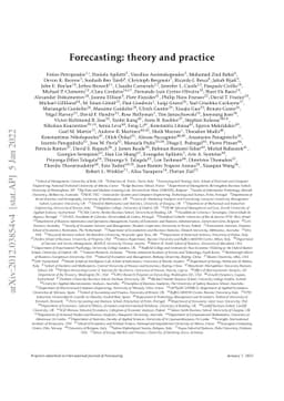Forecasting: theory and practice