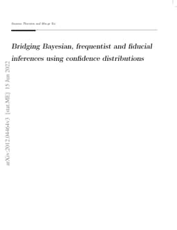 Bridging Bayesian, frequentist and fiducial (BFF) inferences using
  confidence distribution