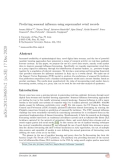 Predicting seasonal influenza using supermarket retail records