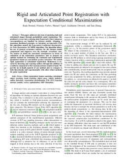 Rigid and Articulated Point Registration with Expectation Conditional
  Maximization