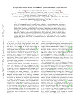 Gauge equivariant neural networks for quantum lattice gauge theories