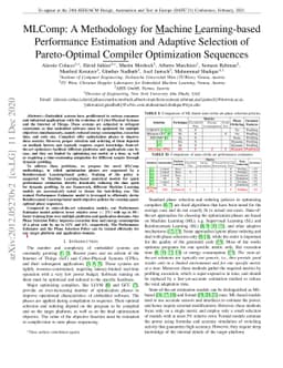 MLComp: A Methodology for Machine Learning-based Performance Estimation
  and Adaptive Selection of Pareto-Optimal Compiler Optimization Sequences