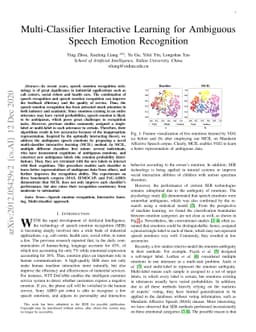Multi-Classifier Interactive Learning for Ambiguous Speech Emotion
  Recognition