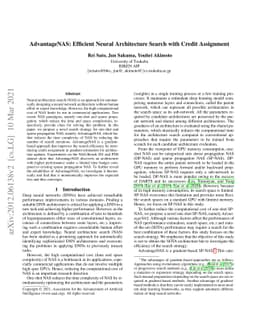 AdvantageNAS: Efficient Neural Architecture Search with Credit
  Assignment