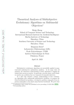 Theoretical Analyses of Multiobjective Evolutionary Algorithms on
  Multimodal Objectives