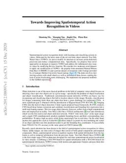 Towards Improving Spatiotemporal Action Recognition in Videos