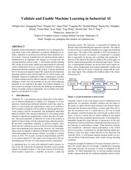 Validate and Enable Machine Learning in Industrial AI