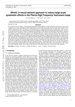 SRoll3: A neural network approach to reduce large-scale systematic
  effects in the Planck High Frequency Instrument maps
