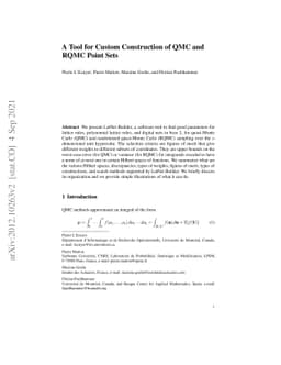 A Tool for Custom Construction of QMC and RQMC Point Sets