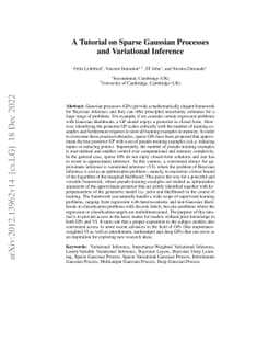 A Tutorial on Sparse Gaussian Processes and Variational Inference