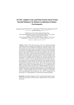 ALVIO: Adaptive Line and Point Feature-based Visual Inertial Odometry
  for Robust Localization in Indoor Environments