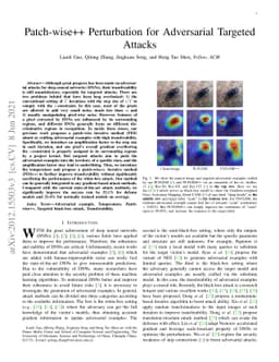 Patch-wise++ Perturbation for Adversarial Targeted Attacks