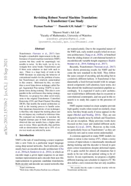 Revisiting Robust Neural Machine Translation: A Transformer Case Study