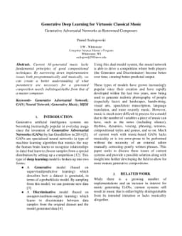 Generative Deep Learning for Virtuosic Classical Music: Generative
  Adversarial Networks as Renowned Composers