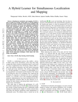A Hybrid Learner for Simultaneous Localization and Mapping
