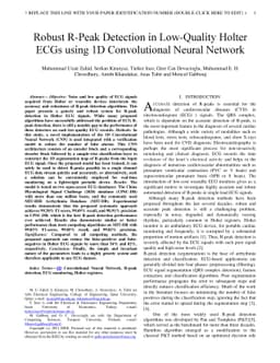 Robust R-Peak Detection in Low-Quality Holter ECGs using 1D
  Convolutional Neural Network