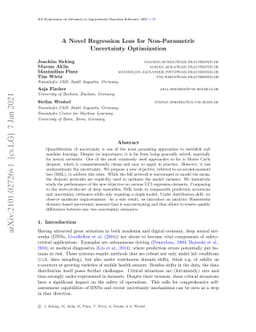 A Novel Regression Loss for Non-Parametric Uncertainty Optimization