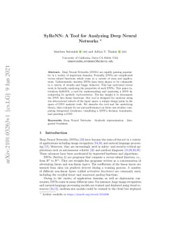 SyReNN: A Tool for Analyzing Deep Neural Networks