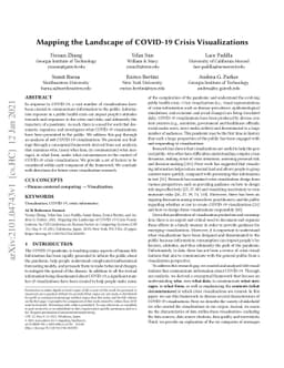 Mapping the Landscape of COVID-19 Crisis Visualizations