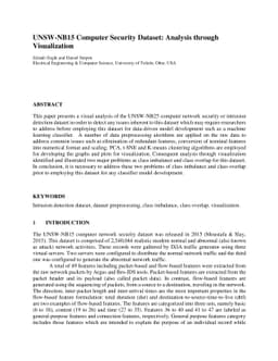 UNSW-NB15 Computer Security Dataset: Analysis through Visualization