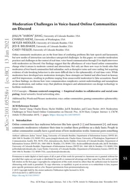 Moderation Challenges in Voice-based Online Communities on Discord