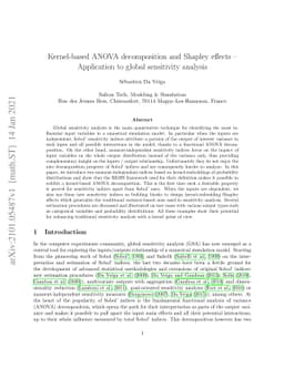 Kernel-based ANOVA decomposition and Shapley effects -- Application to
  global sensitivity analysis
