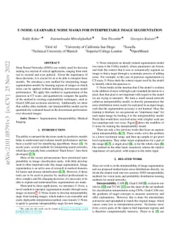 U-Noise: Learnable Noise Masks for Interpretable Image Segmentation