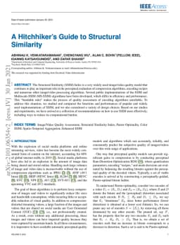 A Hitchhiker's Guide to Structural Similarity
