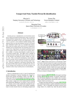 Unsupervised Noisy Tracklet Person Re-identification