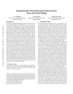 Linguistically-Enriched and Context-Aware Zero-shot Slot Filling