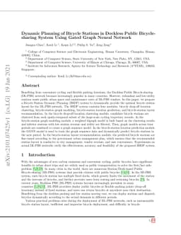 Dynamic Planning of Bicycle Stations in Dockless Public Bicycle-sharing
  System Using Gated Graph Neural Network