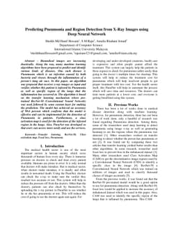 Predicting Pneumonia and Region Detection from X-Ray Images using Deep
  Neural Network