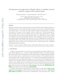 Developments and applications of Shapley effects to reliability-oriented
  sensitivity analysis with correlated inputs