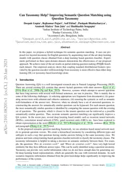 Can Taxonomy Help? Improving Semantic Question Matching using Question
  Taxonomy