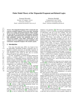 Finite Model Theory of the Triguarded Fragment and Related Logics