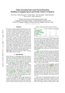 Online Streaming End-to-End Neural Diarization Handling Overlapping
  Speech and Flexible Numbers of Speakers