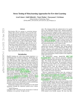 Stress Testing of Meta-learning Approaches for Few-shot Learning
