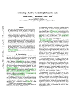Estimating $α$-Rank by Maximizing Information Gain