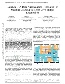 DataLoc+: A Data Augmentation Technique for Machine Learning in
  Room-Level Indoor Localization