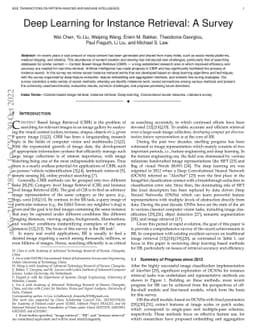 Deep Learning for Instance Retrieval: A Survey