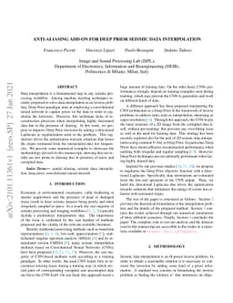 Anti-Aliasing Add-On for Deep Prior Seismic Data Interpolation