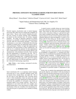 ProtoDA: Efficient Transfer Learning for Few-Shot Intent Classification