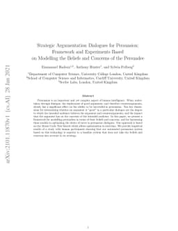 Strategic Argumentation Dialogues for Persuasion: Framework and
  Experiments Based on Modelling the Beliefs and Concerns of the Persuadee
