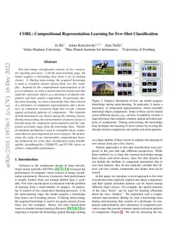 CORL: Compositional Representation Learning for Few-Shot Classification