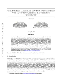 CML-COVID: A Large-Scale COVID-19 Twitter Dataset with Latent Topics,
  Sentiment and Location Information