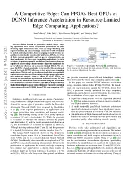 A Competitive Edge: Can FPGAs Beat GPUs at DCNN Inference Acceleration
  in Resource-Limited Edge Computing Applications?