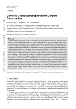 Gamified Crowdsourcing for Idiom Corpora Construction
