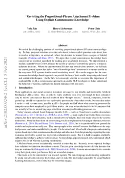 Revisiting the Prepositional-Phrase Attachment Problem Using Explicit
  Commonsense Knowledge